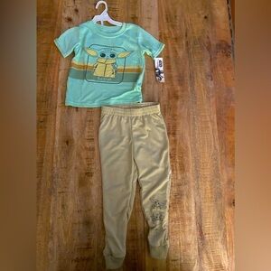 Disney Star Wars baby yoda the child boys girls children kids pajamas PJs set 5